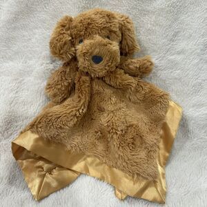 Cloud Island Golden Retriever Puppy Lovey Satin Edge Brown Gold Target Plush